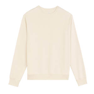 Personalizado Unisex 100% algodón grueso de gran tamaño sudadera bordada cuello redondo en blanco hombres sudaderas - Product Image 1