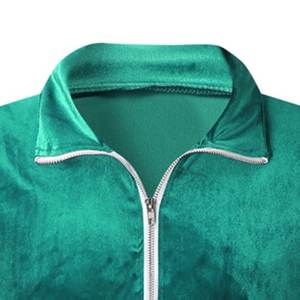 ชุดวอร์ม2ชิ้นผ้าฟลีซขนาดใหญ่พิเศษระบายอากาศได้ดีสำหรับผู้หญิงเสื้อฮู้ดและกางเกงชุดกีฬาให้ความอบอุ่นเทรนด์ฮิปฮอปฤดูหนาว/ฤดูใบไม้ร่วง - Product Image 2