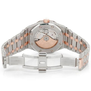 นาฬิกาโมอิสซาไนต์แบบฝังเพชรสีขาวใสสำหรับผู้ชาย กำลังเป็นที่นิยม คุณภาพดีที่สุด ราคาขายส่ง - Product Image 6