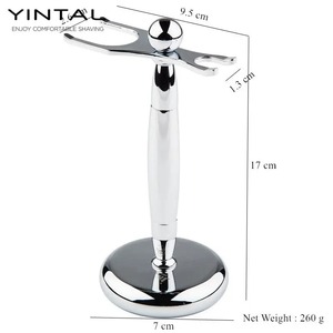 Best Top Quality Precious Natural Material Black Silver <b>Razor</b> Brush Handle Cut Throat <b>Razor</b> Brush <b>Set</b> - Product Image 6