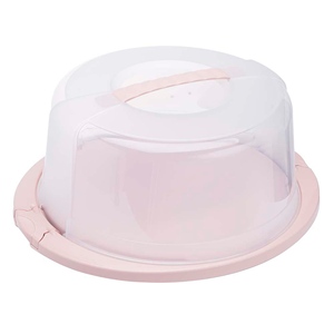 Contenitore rotondo per conservare e trasportare torte, rosa nordico - Product Image 1