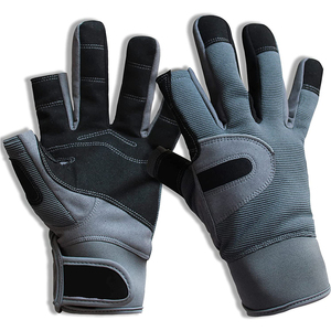 Gants de voile en cuir imperméable de qualité supérieure conçus pour un confort maximal adhérence supérieure et aventures de voile prolongées - Product Image 1