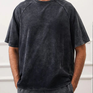 Camisetas de 230 g, Lavado Ácido, Bordado Personalizado, DTG, Lisas, Extra Grandes, 100% Algodón, Camisetas Blancas - Product Image 4