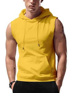 Sweat-shirt sans manches ajusté pour homme, vêtements de sport pour la musculation, la remise en forme, le streetwear, le style de vie actif - Product Image 6