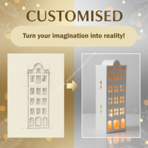 Aluminium Metal T-Light House Decorative <b>Candle</b> <b>Lantern</b> Holder House Festival Home Hotel Decoration India Manufacturer Supplier - Product Image 4