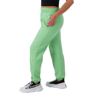 Pantalon de survêtement lourd personnalisé pour femmes pour l'hiver taille élastiquée pantalon de survêtement en polaire vierge Style Streetwear avec devant plat - Product Image 3