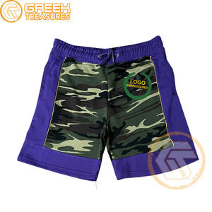 Customized Omega Cotton <b>Fleece</b> Embroidered High Street Solid Breathable <b>Shorts</b> for <b>Men</b> Fraternity & Sorority Greek Psi - Product Image 3