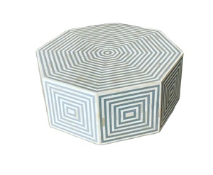 Tabouret Marvelous Bone Inlay Vente en gros Bone Inlay Modern Good Quality Living Room Cubical Tabouret Stand For Living Garden & Bedroom - Product Image 1