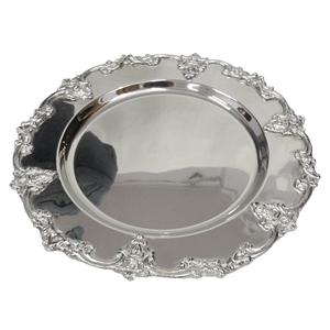 Plato de Servicio para Decoración de Mesa de Bodas y Fiestas, Vajilla Plateada, Plato para Servir Comida en Restaurantes y Servicios de Catering - Product Image 4