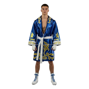 Fabricant de Robes de Boxe à Marque Privée – Robes de Cérémonie à Capuche en Satin Personnalisées – Vêtements de Boxe en Gros - Product Image 1