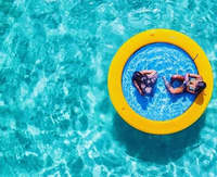Hamac flottant gonflable portable personnalisé - Détente ultime pour la piscine et le lac