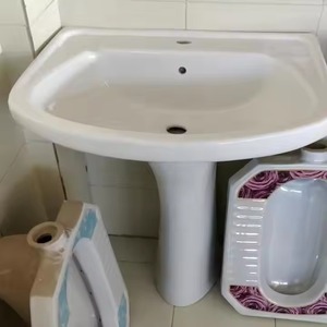 Vistaar Lotus Wash Basin Pedestal - Lotus Lavabo Sink Stand, Ceramic Bathroom Sanitary Ware Products From India - Product Image 5