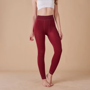 Custom Wholesale Women High Waist Straight Leg <b>Leggings</b> Stretchy Workout Running Fitness Activewear Pants - Product Image 5