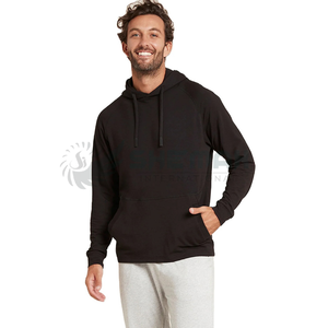 Customizable Men's 100% Cotton Heavyweight Hoodie Winter Solid Pattern <b>Fleece</b> with Hooded Manufacturer Pullover Hoodies <b>Thermal</b> - Product Image 5