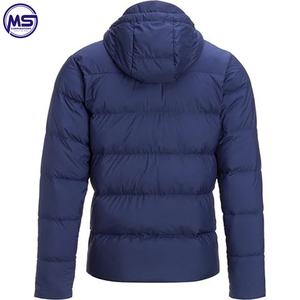 Doudoune professionnelle de haute qualité avec Logo imprimé personnalisé pour homme, avec manches longues et poches sur le devant - Product Image 2