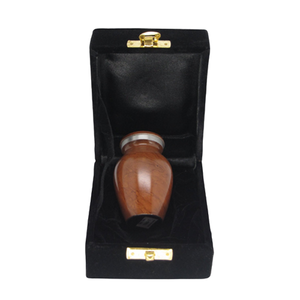 Top Leading Metal Brass MOP Design Urna de cremación infantil Ataúd elegante para cenizas funerarias de bebé - Product Image 3