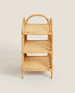 Estante de ratán ecológico para niños Decoración de guardería de ratán para habitación de niños, decoración del hogar - Product Image 3