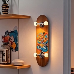 JIESEN Lampe de <span class=keywords><strong>Skateboard</strong></span> Chaude DIY Pour Chambre Lumières Décoration De Salon Lumière Planche À Roulettes Lumière - Product Image 6