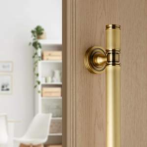 Manijas de mango principal de latón, manijas de tracción principal de 12 pulgadas - Product Image 2