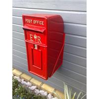 Soporte de postes de boda Buzón montado en exteriores galvanizado Precio razonable Hoja de hierro Buzón de metal Recubierto de polvo rojo