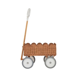 Panier de rangement Wonder Wagon multifonctionnel moderne et écologique en rotin - Product Image 3