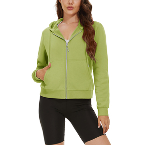 Sudaderas con capucha de mujer ecológicas de diseño personalizado al por mayor ropa de calle de gran tamaño sudadera con estampado frontal gimnasio moda sólida para invierno - Product Image 3