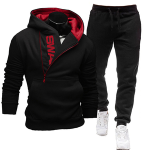 Conjunto Deportivo Personalizado OEM para Hombre, Sudadera con Capucha Gruesa y Pantalones Deportivos de 2 Piezas, Estilo Urbano, Estampado, Lavado Ácido, Dobladillo Acampanado - Product Image 5