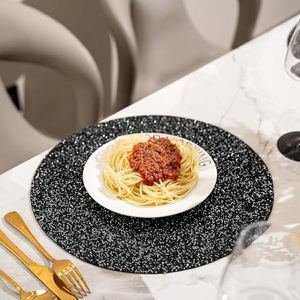 Handcrafted Round Beaded <b>Placemats</b> <b>for</b> Dining <b>Table</b> Wedding Christmas Decoration Family Gathering Parties - Product Image 5