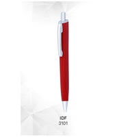 Ensemble de stylos à bille métalliques gris polyvalent de 0.5mm avec logo simple et attrayant Stylos en métal assez sympas pour les fournitures scolaires et de bureau