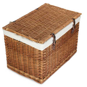 Panier de rangement en osier à double vapeur de 60cm Paniers en osier durables et esthétiques - Product Image 6