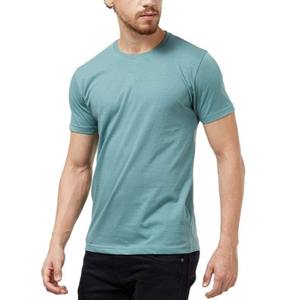 T-shirt manches courtes 2022 coton pour hommes, couleur unie, nouveau Design personnalisé de haute qualité, été 100% - Product Image 4