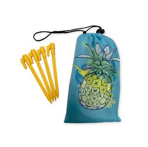 Alfombra compacta a prueba de arena con bolsillo plegable, tapete de playa para acampar al aire libre, almohadilla a prueba de humedad. - Product Image 4