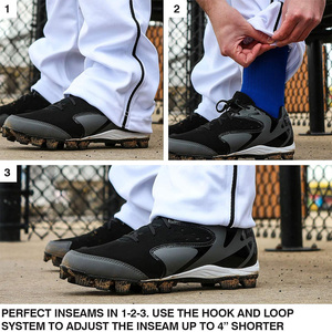 Pantalones de Béisbol Personalizados para Hombre, Pantalones Deportivos de Poliéster Elástico, Uniformes de Alto Rendimiento, Rodilla Reforzada, Ropa Deportiva de Equipo - Product Image 6