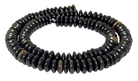 Perles rectangulaires en corne de buffle marron naturelles et éthiques de haute qualité, polies, faites à la main, pour la création de bijoux, colliers, bracelets, perlage Z