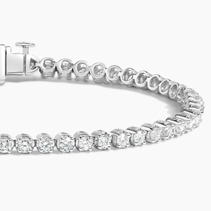 Pulsera de plata 925 Premium de 8 pulgadas Diamante de moissanita Premium con estilo lindo para uso diario Fiestas Bodas Regalo para mujeres - Product Image 4