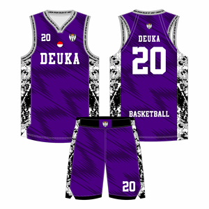 ชุดบาสเก็ตบอลแบบพิมพ์ลายซับลิเมชั่น สไตล์ OEM/ODM ผลิตตามแบบที่ต้องการ ผลิตจากผ้าตาข่ายโพลีเอสเตอร์ ระบายอากาศได้ดี แห้งเร็ว - Product Image 1