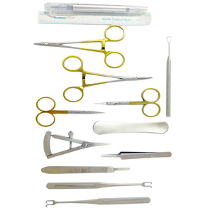 Juego de instrumentos de Microcirugía Ocular oftálmica de acero inoxidable de 18 piezas de la mejor calidad, herramientas quirúrgicas de blefaroplastia de párpados cosméticos manuales - Product Image 6