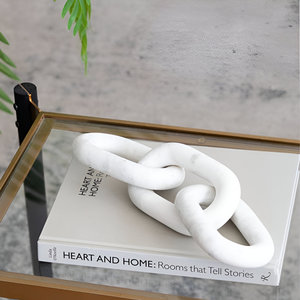 สร้อยหินอ่อนสุดหรูประดับหินทำมือสำหรับตกแต่งบ้านสมัยใหม่เครื่องประดับหินสไตล์นอร์ดิกที่ทันสมัยบ้านโรงแรม - Product Image 1