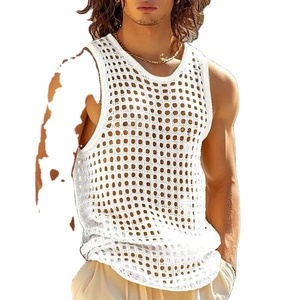 Nouveau style tendance : Débardeurs en maille respirants et à séchage rapide pour hommes – Populaires, décontractés et sexy pour les vacances - Product Image 6