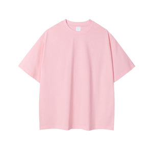 Plus Size Unisex Drop Shoulder Heavyweight <b>Blank</b> Heavy <b>Weight</b> Cotton T Shirt Oversized Custom T-shirt for men - Product Image 4