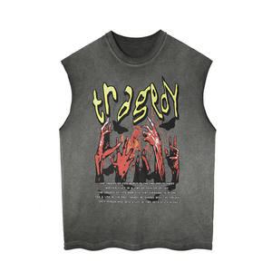 Camisetas Unisex Holgadas de Gran Tamaño, 100% Algodón, Manga Corta, Estilo Hip-Hop, Casual Americano, Vintage, Verano, Color Sólido - Product Image 5