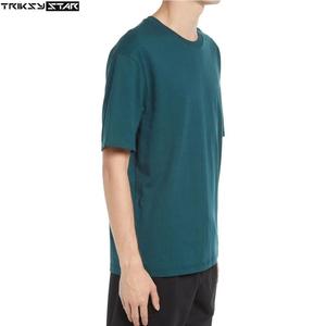 Vêtements décontractés pour hommes T-shirt à manches courtes Taille adulte personnalisée Nouveau produit-T-shirt en jersey teint uni à faible quantité minimale de commande - Product Image 4