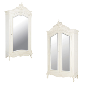 Armario de madera con dos puertas con muebles de dormitorio de cristal diseño minimalista moderno muebles de alta calidad - Product Image 2