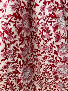 Robe tunique courte unique pour femme Style ethnique Boho multicolore sans manches bouton décoration main bloc imprimé 100% coton naturel - Product Image 6