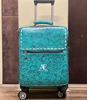Nouvel arrivage de sacs à bagages multi-usages faits à la main sac à roulettes sculpture cuir unisexe grande taille multi-usages valise cheveux sur peau