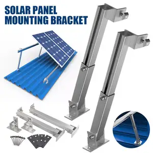 Solar Panel Mount Elevation Adjustable Rooftop System Brackets SOLAR PANEL MOUNTING Attachment Assembly