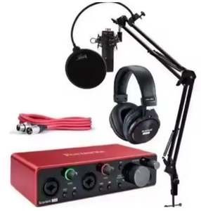 Oferta Auténtica de Interfaz de Audio Profesional en Vivo, Tarjetas de Sonido USB - Product Image 2