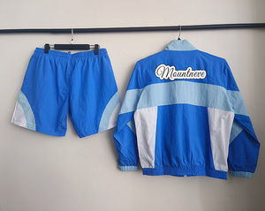 Ensemble survêtement coupe décontractée en nylon respirant de haute qualité pour homme, coupe ample, idéal pour l'été - Product Image 3