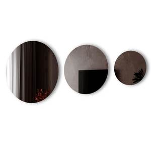 Ensemble de 3 miroirs ronds décoratifs fumés de 3 tailles pour la décoration intérieure - Product Image 2