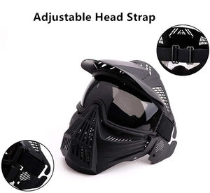 <span class=keywords><strong>Airsoft</strong></span> masker taktis wajah penuh dengan lensa pelindung mata untuk Halloween CS permainan bertahan hidup topeng Cosplay menembak - Product Image 6